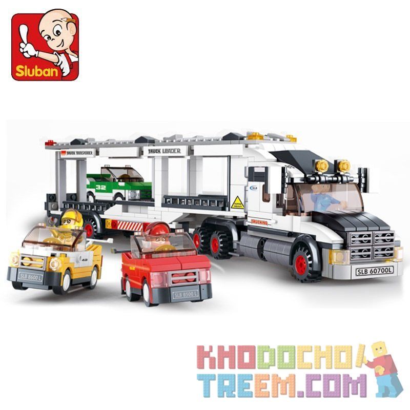 SLUBAN M38-B0339 B0339 0339 M38B0339 38-B0339 non  PHƯƠNG TIỆN GIAO THÔNG VẬN TẢI bộ đồ chơi xếp lắp ráp ghép mô hình City Thành Phố 638 khối