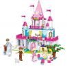 GUDI 9013 non  LÂU ĐÀI CỦA CÔNG CHÚA ALICE bộ đồ chơi xếp lắp ráp ghép mô hình Alice Princess ALICE SWEETHEART CASTLE 616 khối
