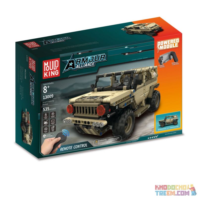 MouldKing 13009 Mould King 13009 non  XE ĐỊA HÌNH QUÂN ĐỘI bộ đồ chơi xếp lắp ráp ghép mô hình  ARMOUR ALLIANCE Kỹ Thuật Công Nghệ Cao Mô Hình Phương Tiện 538 khối