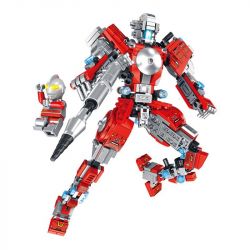 PanlosBrick 690011 Panlos Brick 690011 non  ULTRAMAN THẾ HỆ ĐẦU TIÊN bộ đồ chơi xếp lắp ráp ghép mô hình Vệ Binh Vũ Trụ Siêu Nhân Điện Quang 556 khối