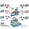 LE DI PIN 18002 Xếp hình kiểu  CREATOR 3 IN 1 Six-in-one Destroyer Chiến Hạm 6 Trong 1 497 khối