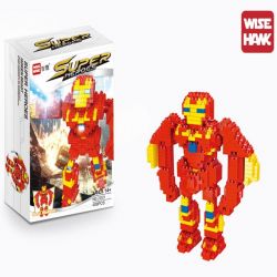 WISE HAWK 2203 Xếp hình kiểu Nanoblock SUPER HEROES Iron Man Người Sắt 489 khối