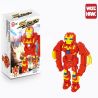 WISE HAWK 2203 Xếp hình kiểu Nanoblock SUPER HEROES Iron Man Người Sắt 489 khối