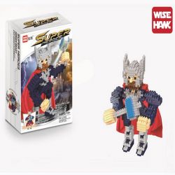 WISE HAWK 2205 Xếp hình kiểu Nanoblock SUPER HEROES Thor Thần Sấm 472 khối