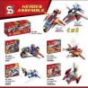 SHENG YUAN SY 1093A 1093B 1093C 1093D non  MÁY BAY CHIẾN ĐẤU AVENGERS bộ đồ chơi xếp lắp ráp ghép mô hình Super Heroes HEROES ASSEMBLE Siêu Nhân Anh Hùng 467 khối