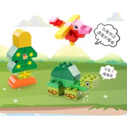 FEELO 1616 Xếp hình kiểu    Smart Block Assembly Lắp Ráp Khối Thông Minh 130 khối