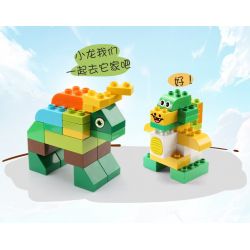 FEELO 1616 Xếp hình kiểu    Smart Block Assembly Lắp Ráp Khối Thông Minh 130 khối