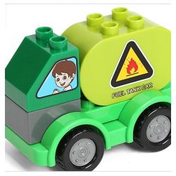 FEELO 1601B Xếp hình kiểu    Tanker Lắp Ráp Xe Chở Dầu 7 khối