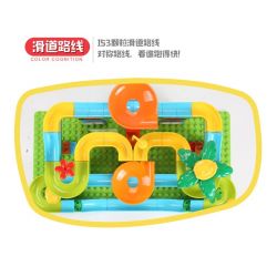 FEELO 1609 Xếp hình kiểu    Big Particle Slide Pipe Ống Trượt Hạt Lớn 158 khối