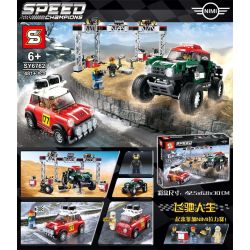 NOT  1967 MINI COOPER S RALLY AND 2018 JOHN WORKS BUGGY 75894 Bela Lari 11257 LEPIN 28024 SEMBO 607305 607307 SHENG YUAN/SY SY6762 6762 5005 5007 xếp lắp ráp ghép mô hình Speed Champions Racing Cars Đua Xe Công Thức 481 khối