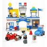 FEELO 1628 Xếp hình kiểu    Police Station Lắp Ráp Trụ Sở Cảnh Sát 140 khối