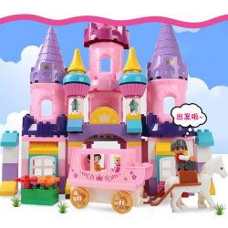 FEELO 1610 Xếp hình kiểu    Cinderella's Castle Lâu đài Của Nàng Lọ Lem 109 khối