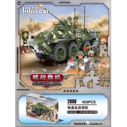 CAYI 2008 non  LỰC PHẢN ỨNG NHANH bộ đồ chơi xếp lắp ráp ghép mô hình Nuclear War Chiến Tranh Hạt Nhân 459 khối