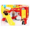 FEELO 1661D Xếp hình kiểu    City ​​fire Brigade đội Cứu Hỏa Thành Phố 118 khối