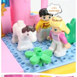 FEELO 1617 Xếp hình kiểu    Castle Of Princess Sleeping In The Forest Lâu đài Của Công Chúa Ngủ Trong Rừng 67 khối