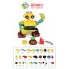 FEELO 1607 Xếp hình kiểu    Alien Robot Wall - E Robot Ngoài Hành Tinh Wall - E 65 khối