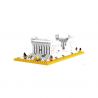 WISE HAWK 2284 Xếp hình kiểu Nanoblock ARCHITECTURE Parthenon Temple Đền Parthenon 559 khối