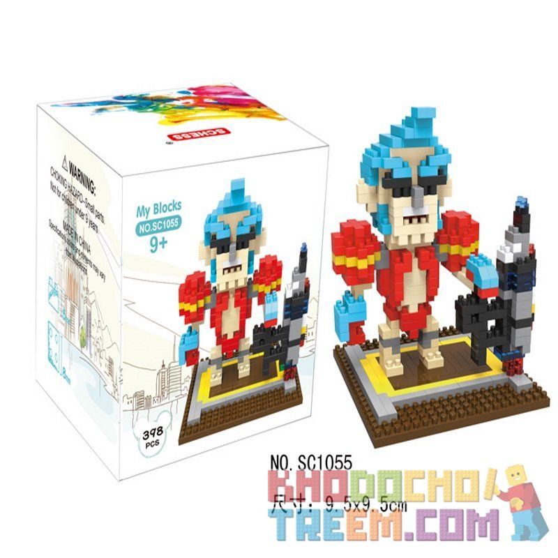 SCHESS SC1055 1055 Xếp hình kiểu NANOBLOCK DIAMOND BLOCK Francis Thánh Phanxicô 398 khối