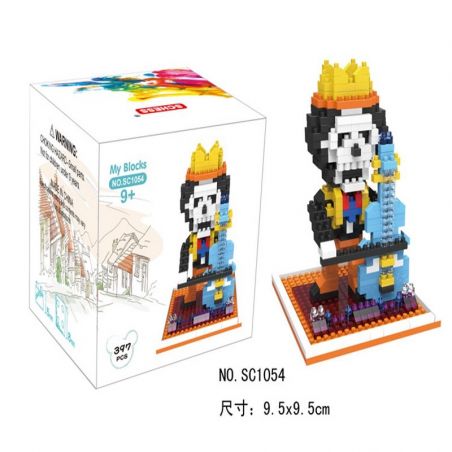 SCHESS SC1054 1054 Xếp hình kiểu NANOBLOCK DIAMOND BLOCK Brook Nước Suối 397 khối