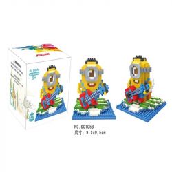 SCHESS SC1058 1058 Xếp hình kiểu NANOBLOCK DIAMOND BLOCK Guitar Little Yellow Man Người đàn ông Nhỏ Màu Vàng Chơi Guitar 396 khối