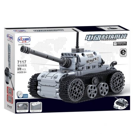 Winner 7117 non  XE TĂNG bộ đồ chơi xếp lắp ráp ghép mô hình  Kỹ Thuật Công Nghệ Cao Mô Hình Phương Tiện 378 khối