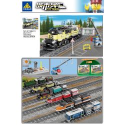 Kazi KY98231 98231 non  TÀU HỎA CHẠY BẰNG ĐỘNG CƠ bộ đồ chơi xếp lắp ráp ghép mô hình Trains CITY TRAIN 376 khối