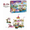 Enlighten 2607 Qman 2607 non  GIẤC MƠ CÔNG CHÚA VỀ BỮA TIỆC BÊN VƯỜN HỒ WONDERLAND bộ đồ chơi xếp lắp ráp ghép mô hình Prinecess Leah PRINECESS LEAH LAKESIDE PARTY Công Chúa Leah 358 khối