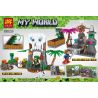 LELE 33080-1 33080-2 33080 non  CÁNH CỬA TỬ THẦN bộ đồ chơi xếp lắp ráp ghép mô hình Minecraft MY WORLD Game Xây Dựng 366 khối