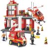 SLUBAN M38-B0225 B0225 0225 M38B0225 38-B0225 non  CÔNG VĂN KHẨN CẤP bộ đồ chơi xếp lắp ráp ghép mô hình Fire Rescure Cứu Hỏa 371 khối