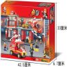SLUBAN M38-B0225 B0225 0225 M38B0225 38-B0225 non  CÔNG VĂN KHẨN CẤP bộ đồ chơi xếp lắp ráp ghép mô hình Fire Rescure Cứu Hỏa 371 khối