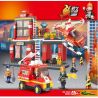 SLUBAN M38-B0225 B0225 0225 M38B0225 38-B0225 non  CÔNG VĂN KHẨN CẤP bộ đồ chơi xếp lắp ráp ghép mô hình Fire Rescure Cứu Hỏa 371 khối