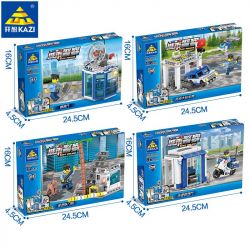 Kazi KY67254 67254 non  CẢNH SÁT THÀNH PHỐ: bộ đồ chơi xếp lắp ráp ghép mô hình Police CITY POLICE 365 khối