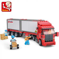 SLUBAN M38-B0338 B0338 0338 M38B0338 38-B0338 non  XE TẢI CHỞ HÀNG ĐÔI HATCHBACK bộ đồ chơi xếp lắp ráp ghép mô hình City Thành Phố 345 khối