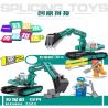 Kazi KY80453 80453 non  MÁY XÚC-01X XÚC-02R bộ đồ chơi xếp lắp ráp ghép mô hình City CONSTRUCTION Thành Phố 342 khối