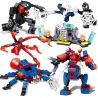 LELE 34072 non  BỘ GIÁP CỦA NGƯỜI NHỆN bộ đồ chơi xếp lắp ráp ghép mô hình Spider-Man 340 khối