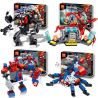 LELE 34072 non  BỘ GIÁP CỦA NGƯỜI NHỆN bộ đồ chơi xếp lắp ráp ghép mô hình Spider-Man 340 khối