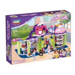 GUDI 9605 non  QUÁN CÀ PHÊ NHỎ CỦA MARIA bộ đồ chơi xếp lắp ráp ghép mô hình Modern Girls MODERN GIRLS MARIA'S CAFE Những Cô Gái Hiện Đại 333 khối