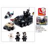 SLUBAN M38-B0655 B0655 0655 M38B0655 38-B0655 non  XE CHIẾN ĐẤU BỌC THÉP ĐẶC BIỆT bộ đồ chơi xếp lắp ráp ghép mô hình Police ARMORED VEHICLE Cảnh Sát 324 khối