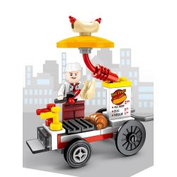  Xếp hình kiểu City Street scenes, small scenes Cư dân thành phố 322 khối