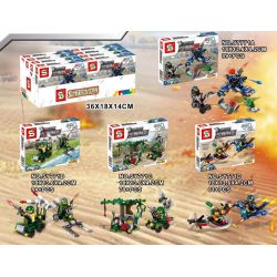 SHENG YUAN SY SY771A 771A SY771B 771B SY771C 771C SY771D 771D non  GIẢI CỨU Q4 KHỎI ÂM MƯU KHỦNG BỐ bộ đồ chơi xếp lắp ráp ghép mô hình Falcon Commandos Đội Đặc Nhiệm Chim Ưng 333 khối