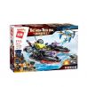 Enlighten 2711 Qman 2711 non  CUỘC TẤN CÔNG CỦA THUYỀN CÁ MẬP bộ đồ chơi xếp lắp ráp ghép mô hình The High-Tech Era Kỷ Nguyên Công Nghệ Cao 317 khối
