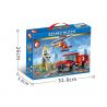 SEMBO 603035 non  MÁY BAY TRỰC THĂNG CHỮA CHÁY bộ đồ chơi xếp lắp ráp ghép mô hình Fire Rescure FIRE FRONTLINE Cứu Hỏa 317 khối