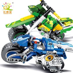 SHENG YUAN SY 7019A 7019B 7019 non  XE MÁY CỦA NINJA SẤM SÉT bộ đồ chơi xếp lắp ráp ghép mô hình The  Ninjago Movie NINJA THUNDER SWORDSMAN Ninja Lốc Xoáy 326 khối
