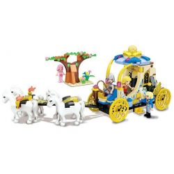 Winner 5013 non  CỖ XE NGỰA KÉO bộ đồ chơi xếp lắp ráp ghép mô hình Mermaid Nàng Tiên Cá 329 khối