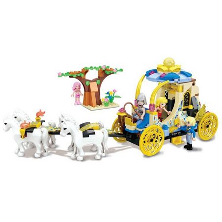 Winner 5013 non  CỖ XE NGỰA KÉO bộ đồ chơi xếp lắp ráp ghép mô hình Mermaid Nàng Tiên Cá 329 khối