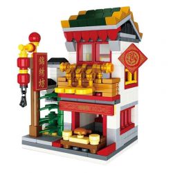 LEPIN 03061A non  QUẢNG TRƯỜNG FAIRVIEW bộ đồ chơi xếp lắp ráp ghép mô hình Mini Modular Đường Phố Thu Nhỏ 329 khối