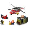 QIZHILE 21004 Xếp hình kiểu  CLASSIC Fire Helicopter Trực Thăng Cứu Hỏa 310 khối