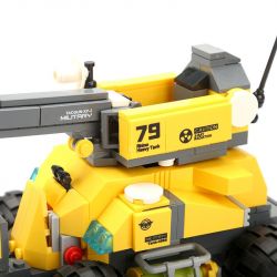 WANGE 3668 non  XE TĂNG RHINOCEROS bộ đồ chơi xếp lắp ráp ghép mô hình Advanced Military ADVANCED MILITARY RHINO HEAVY TANK Quân Đội Công Nghệ Cao 322 khối