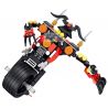 LELE 31067A 31067B 31067 non  PHANTOM NINJA: CYCLONE MECH bộ đồ chơi xếp lắp ráp ghép mô hình The  Ninjago Movie THE LELE NINJA MOVIE Ninja Lốc Xoáy 317 khối