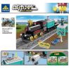 Kazi KY98232 98232 non  TÀU YUEJIN (NHỎ) bộ đồ chơi xếp lắp ráp ghép mô hình Trains CITY TRAIN Tàu Hỏa 316 khối